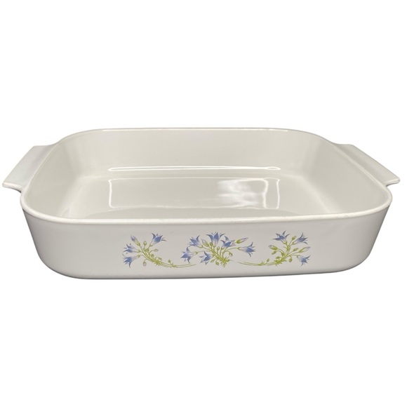 VTG Corning Ware Blue Dusk Lasagna Roaster Pan A-21 Great